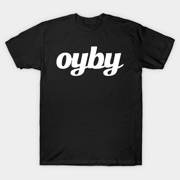 Oyby Simple Logo (White) T-Shirt by oyby